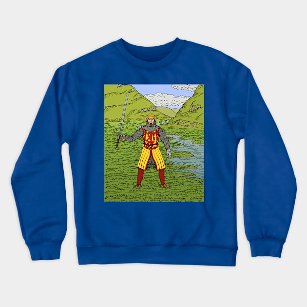 Robert the Bruce Crewneck Sweatshirt by AzureLionProductions